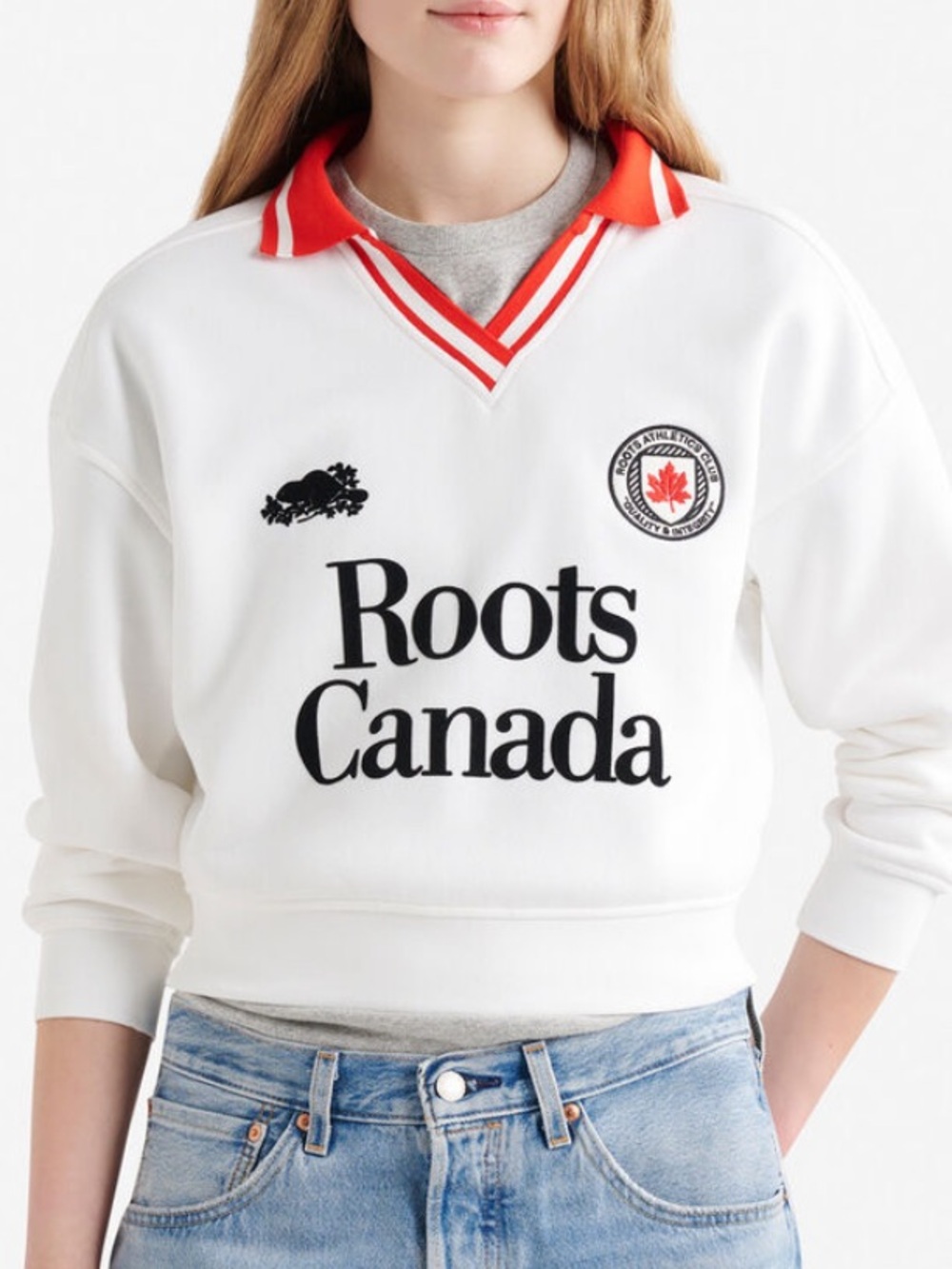 Roots Canada Polo Sweater